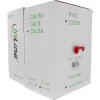 InLine Patchkabel S/FTP PiMF Cat.6A halogenfrei 500MHz rot 100m