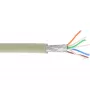 InLine Patchkabel S/FTP PiMF Cat.6A halogenfrei 500MHz grau 100m