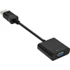 InLine Basic DisplayPort-Adapterkabel, DP-Stecker / VGA-Buchse schwarz 0,15 m
