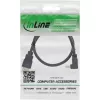 InLine High Speed HDMI-Kabel mit Ethernet, abgewinkelt, 5m