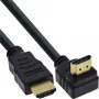InLine High Speed HDMI Kabel mit Ethernet, abgewinkelt, 1m