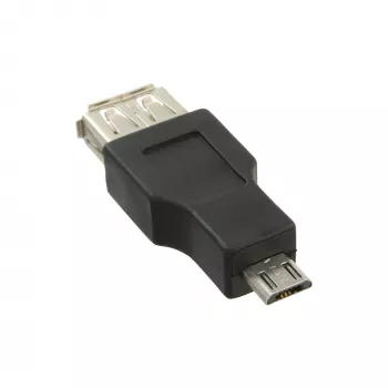 InLine Micro-USB-Adapter Micro-B Stecker USB A Buchse 31604