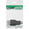 InLine Micro-USB-Adapter Micro-B Stecker USB A Buchse 31604