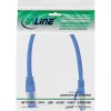 InLine Patchkabel S/FTP PiMF Cat.6A halogenfrei 500 MHz blau 0,25 m