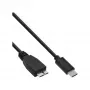 InLine USB 3.2 Gen.1x2 Kabel, USB-C Stecker / Micro-B Stecker, schwarz, 1,5m