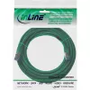 InLine Patchkabel S/FTP PiMF Cat.6A halogenfrei 500 MHz grün 15 m