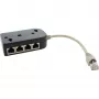 InLine ISDN Splitter 1 -> 8, 0,15 m, mit Widerständen