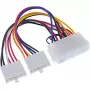 InLine ATX-Stromadapterkabel / Klassischer P8/P9-AT-Mainboard-Anschluss 0,20 m
