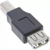 USB 2.0 Adapter Typ A Buchse / Typ B Stecker InLine 33442