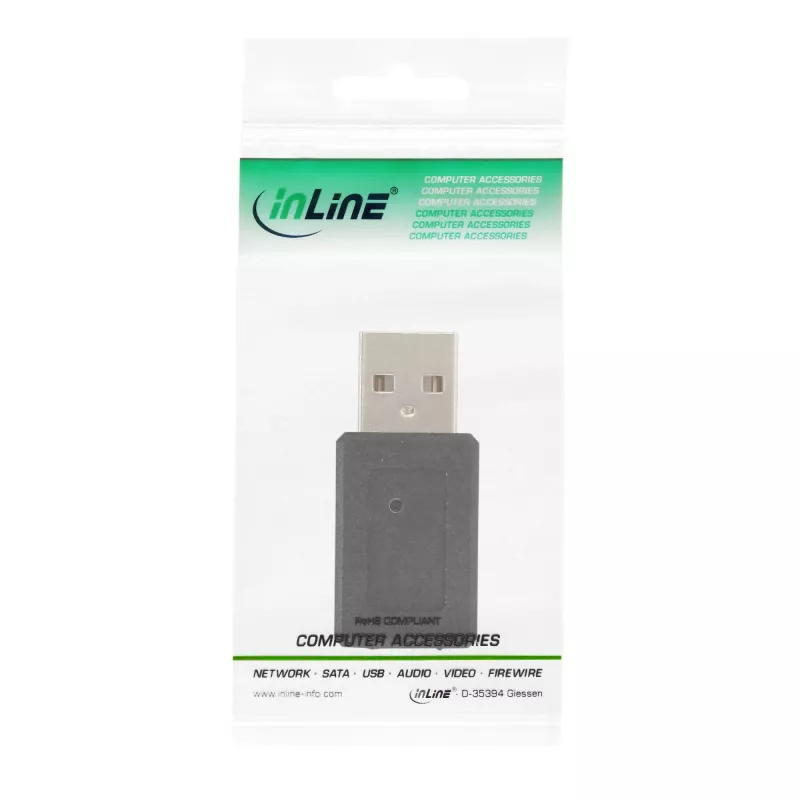 USB 2.0 Adapter A-Stecker / Mini 5-polig Buchse InLine 33500A