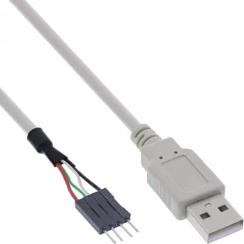 InLine USB 2.0 Adapterkabel USB Typ A Stecker / Pin-Header Stecker, 0,40 m