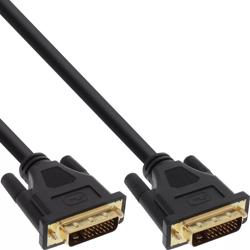 InLine DVI-D-Kabel Premium 24+1 Stecker/Stecker Dual Link vergoldet 10 m