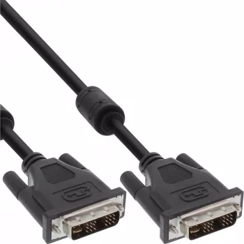DVI-I-Kabel 24+5 M/M Dual Link InLine 17791 1,8 m