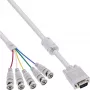 InLine VGA BNC Kabel 5x BNC / HD 15 Stecker 5m