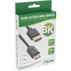 InLine Slim Ultra High Speed HDMI-Kabel AM/CM 8K4K vergoldet schwarz 1m