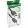 InLine schlank Ultra High Speed HDMI-Kabel AM/DM 8K4K vergoldet schwarz 1,5m