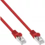 InLine Patchkabel F/UTP Cat.5e rot 0,3 m