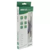 InLine USB 2.0 Kabel, USB-C Stecker / Micro-B Stecker, schwarz/alu, flexibel, 1,5 m