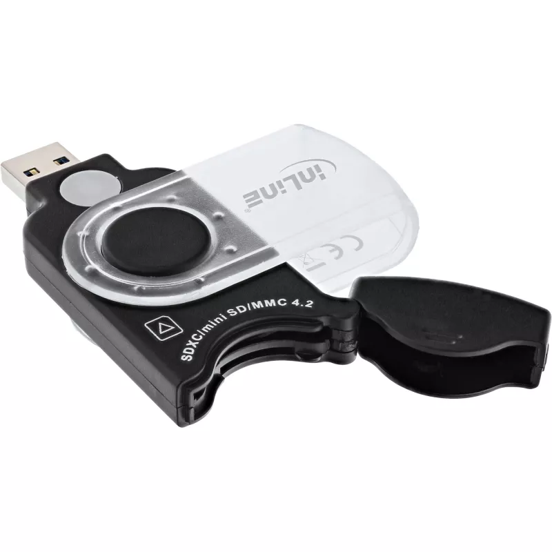 InLine Mobiler Kartenleser USB 3.0, für SD/SDHC/SDXC, microSD