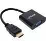 InLine Konverterkabel HDMI auf VGA mit Audio Aktiver Videokonverter Schwarz
