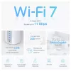 Mesh-System TP-Link Deco BE65 Tri-Band 2,4 GHz 5 GHz 6 GHz Wi-Fi 7