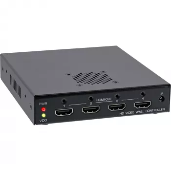 InLine HDMI Videowall-Controller 1 auf 4, Full-HD