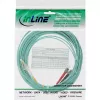 InLine Glasfaser-Duplexkabel LC/ST 50/125µm OM3 15m
