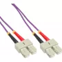 InLine Glasfaser Duplex Kabel SC/SC 50/125µm OM4 25m