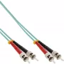 InLine Fiber Optical Duplex Kabel ST/ST 50/125µm OM3 15m