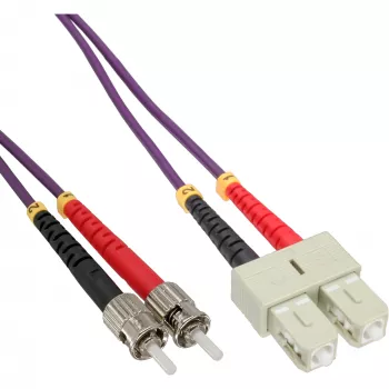 Glasfaser-Duplex-Kabel InLine 82525P SC/ST 50/125µm OM4 25m