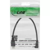 InLine High Speed HDMI-Kabel mit Ethernet, abgewinkelt, 0,3 m