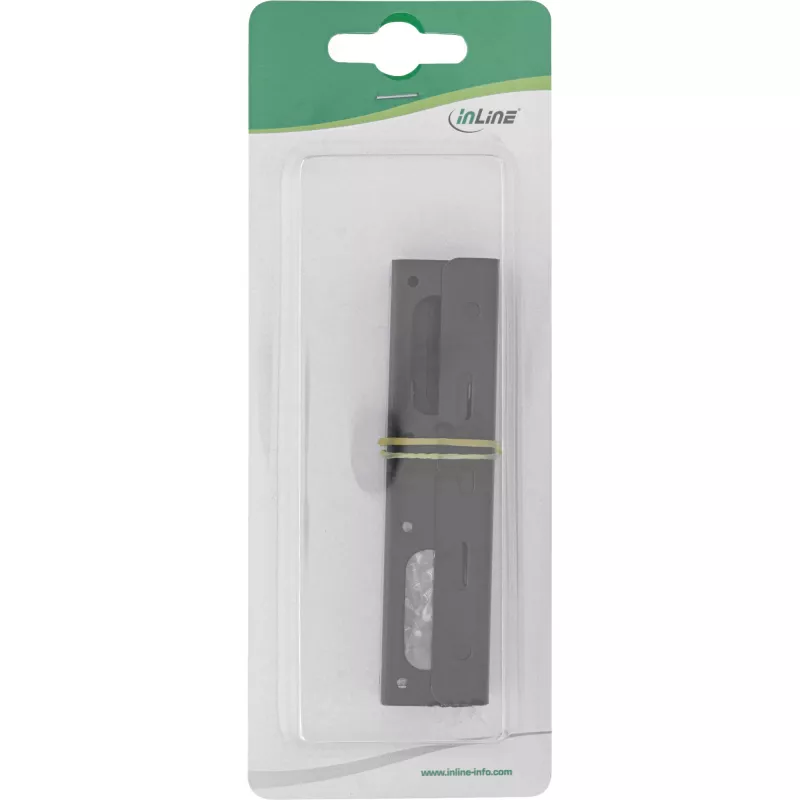 InLine 2,5 Zoll HDD/SSD auf 3,5 Zoll HDD-Größe Halterungsset – nur Halterung und Schrauben