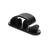 InLine 10 Stk. Beutel Kabelmanager mit Klebeband 8,5 cm schwarz