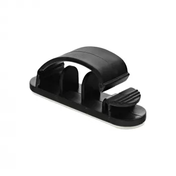 InLine 10 Stück Beutel Kabelmanager mit Klebeband 2,8 cm schwarz