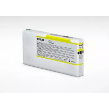 Epson T9134 Gelb Tintenpatrone (200 ml), Standard-Reichweite, Gelb, Pigmenttinte, 200 ml, 1 Stk.