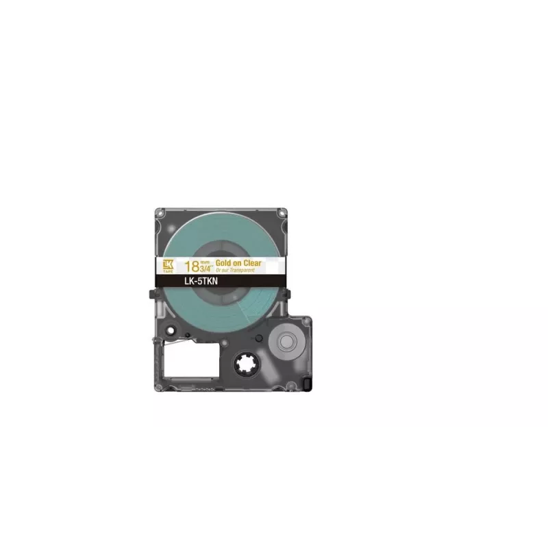 Etikettenband Epson LK-5TKN Gold Transparent 1,8 cm Thermo-Tintenstrahl