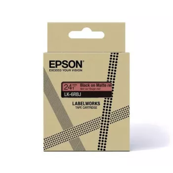 Druckeretikett Epson C53S672072 Schwarz Rot 1,8 cm