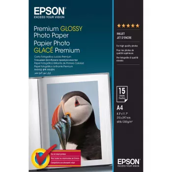 Epson Premium Glossy Photo Paper - A4 - 15 Blatt