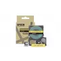 Etikettenband Epson LK-4YAS Grau Gelb Thermotransfer 1,2 cm