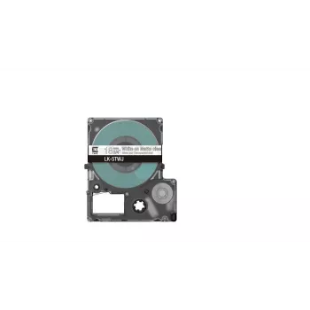 Label Tape Epson LK-5TWJ Transparent Weiß Thermotransfer 1,8 cm