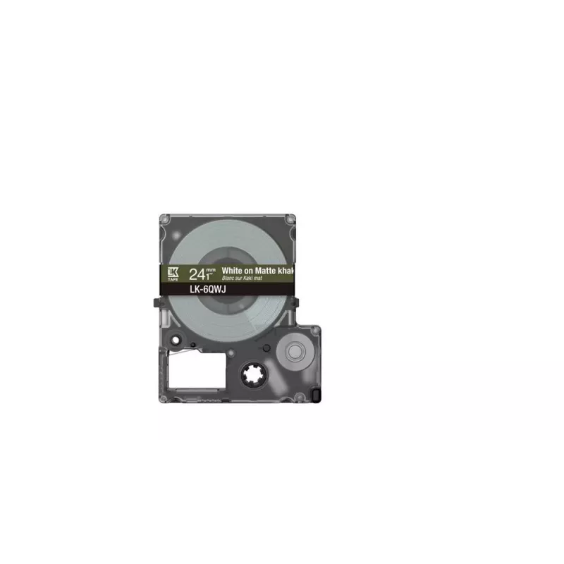 Epson LK-6QWJ Khaki, Weiß