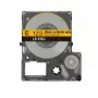 Epson C53S672073 Etikettenband Schwarz auf Gelb