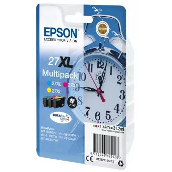 Epson Wecker Multipack 3-farbig 27XL DURABrite Ultra Tinte