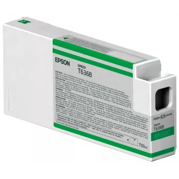 Epson Einzelpackung Grün T636B00 UltraChrome HDR 700 ml, Grün, Pigmenttinte, 700 ml, 1 Stk.