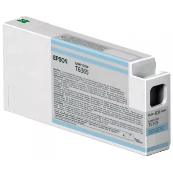 Epson UltraChrome HDR T6365 Tintenpatrone, Light Cyan, 700 ml (C13T636500)