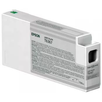 Epson Einzelpack Hellschwarz T636700 UltraChrome HDR 700 ml