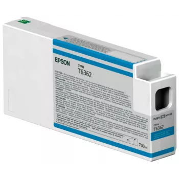 Epson Singlepack Cyan T636200 UltraChrome HDR 700 ml, Cyan, 700 ml, 1 Stk.