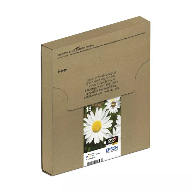 Cartridge Epson T1806 Easy Mail Packaging Schwarz Gelb Cyan Magenta