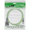 InLine Industrial Netzwerkkabel, M12 4-pin D-coded male/male, PUR 3m