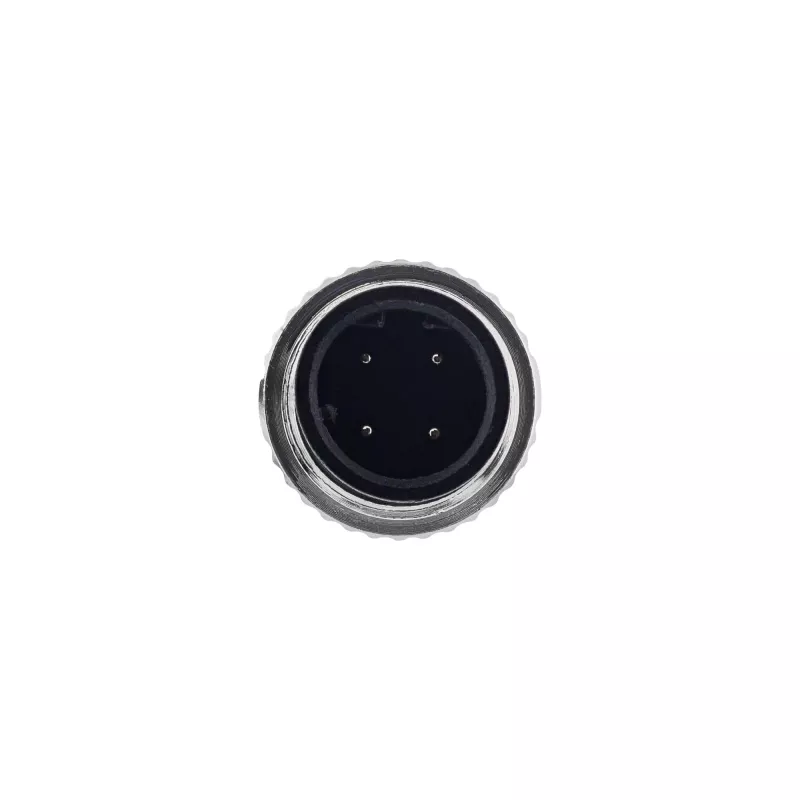 InLine Industrienetzwerkkabel, M12 4-polig D-kodiert Stecker/Stecker, PUR 2m